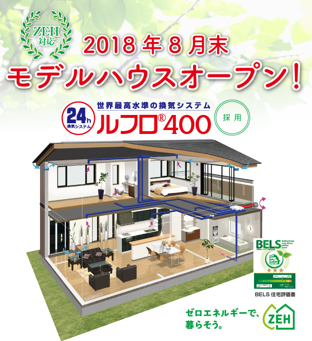 世界最高水準の換気システムルフロ400