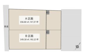 敷地図A-B