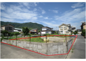 敷地　赤線いり